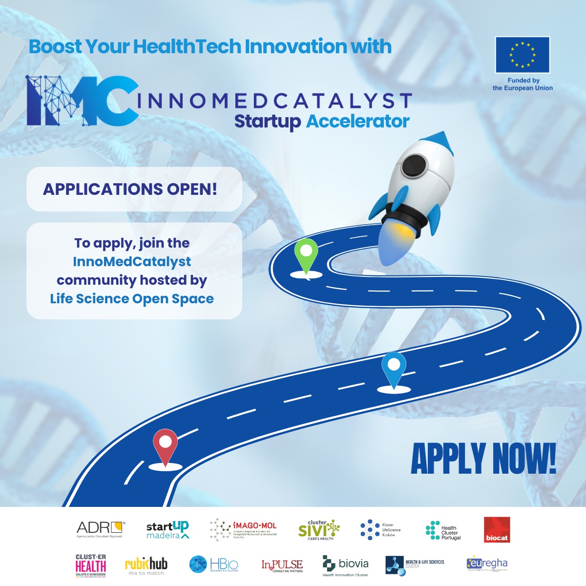 Projeto InnoMedCatalyst - Call para a 2º Edição do seu Programa de Aceleração de 8 semanas