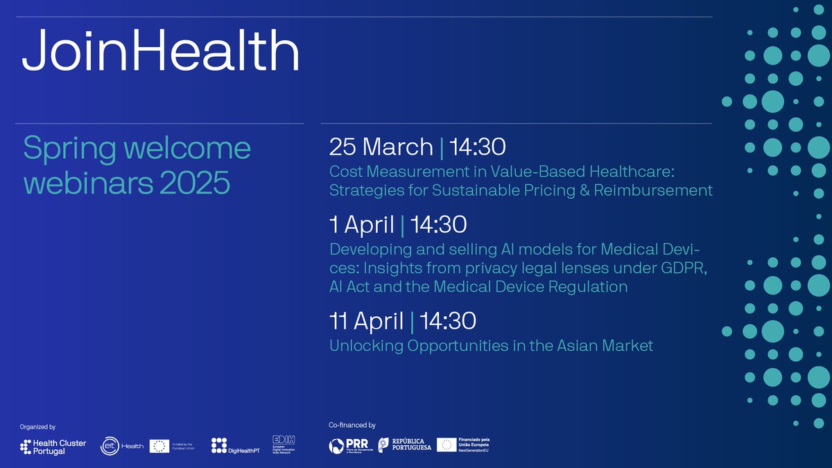 JoinHealth Spring welcome Webinars 2025