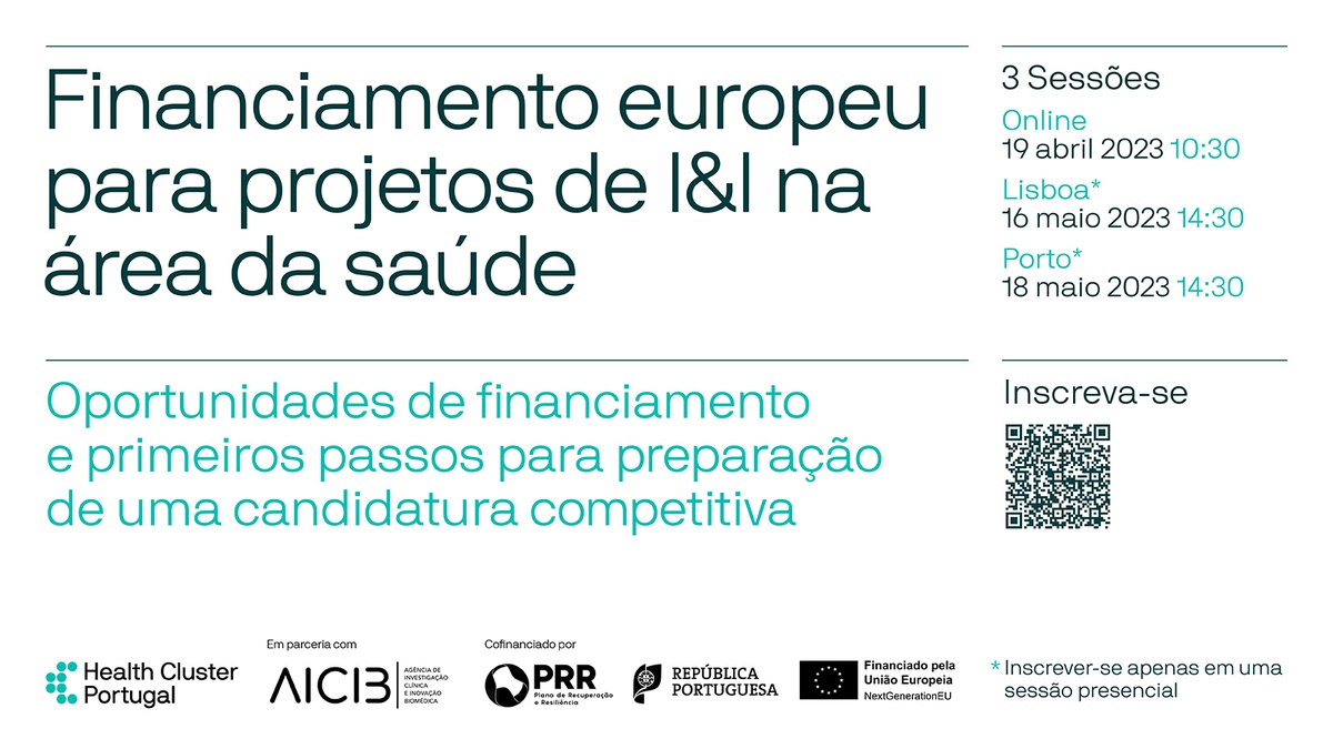 Financiamento europeu para projetos de I&I na área da saúde